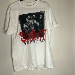 slipknot band tee